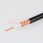 RG Mini 8 Super XX Coaxial Cable | Black | Per Metre