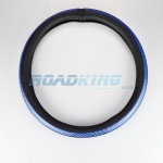 Truck Steering Wheel Cover | Black & Blue | 44-46cm