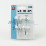 Small Suction Cups with Hooks - 4pcs | 35mm